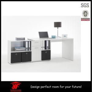 Newest Fashion Wooden Can Gather Computer Desk with Drawer PC Cabinet Bookcase