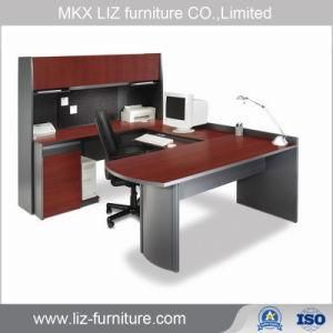 U Shape Office Furniture Modular Executive Desk Manager Table with Credenza W020