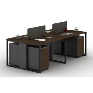Custom Made Office 4 People Four Person Workstation