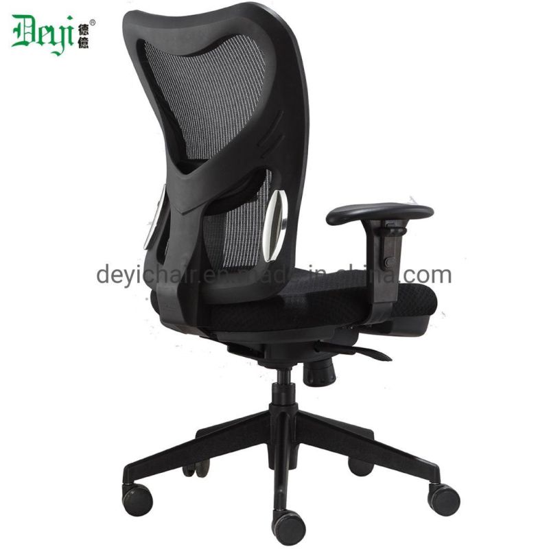 Adjustable Arm Available Mesh Upholstery Back Three Lever Function Mechanism Black Color Computer Chair