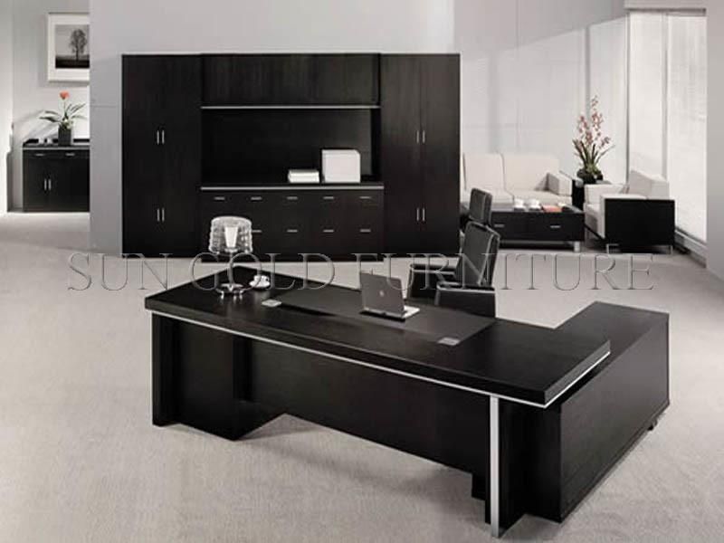 High End Black Wooden Executive Desk (SZ-OD215)