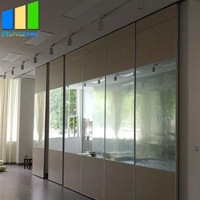 Movable Mirror Glass Wall Panel Folding Mirrored Room Divider Screen