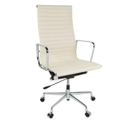 Hot Sale High Quality White Office Chair Can Rotate and Adjust Its Height