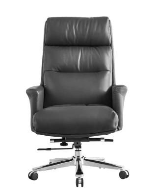 High Back Swivel Staff Boss Executive Modern Real Cow Leather Office Chair