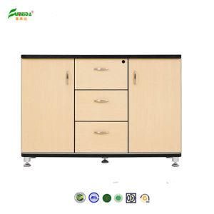 MDF Wood Veneer Wooden Modern Design Office Cabinet