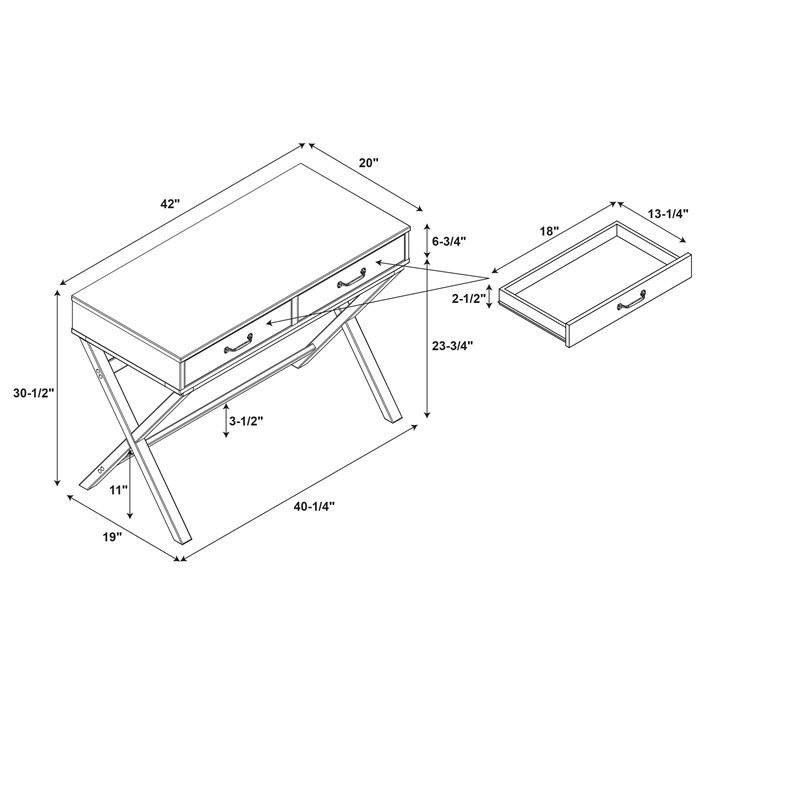 Two-Drawer #Desk Computer #Desk in The Room