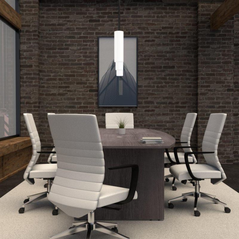 Adjustable High Back Ergonomic PU Leather Tilting Swivel Home Office Executive Office Chair