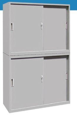 4-Door Sliding Operated Steel Furniture Office Wardrobe