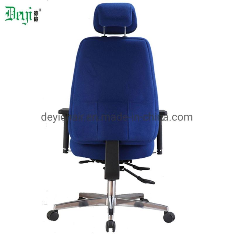 High Back Computer Manager Commercial Furniture Functional Mechanism Soft Foam Ergonomic Office Fabric Chair