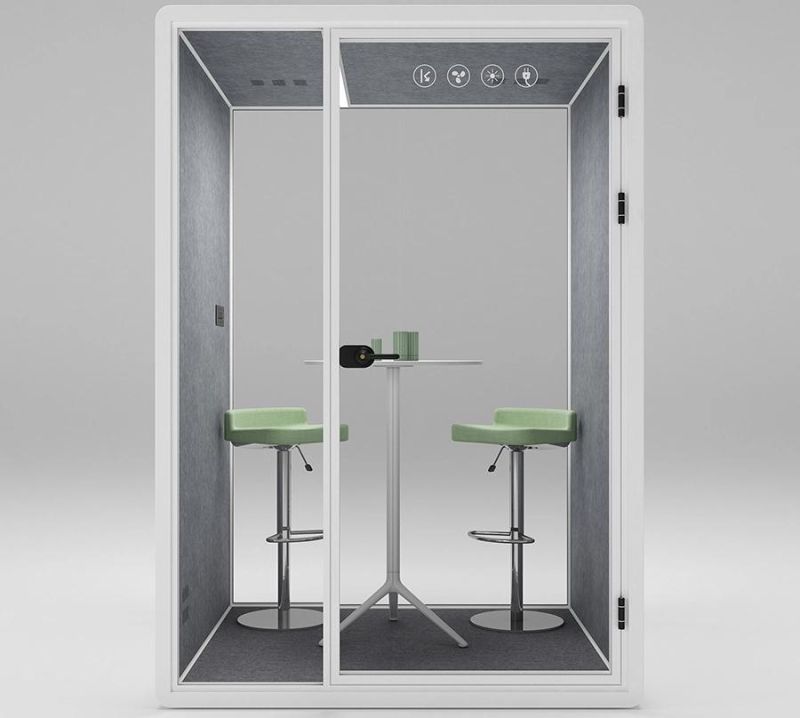 Office Booth Privacy Meeting Pod Office Sound Proof Booth with Furniture Option Sound Isolate Office Pod