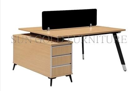 Fashion Style Office Desk with Steel Foot Office Computer Table for Manager (SZ-OD015)