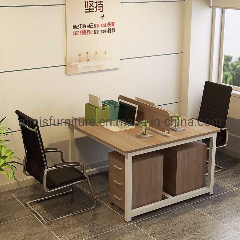 (MN-WS246) Office Factory Cabinet 2 People Partion Desk Workstation