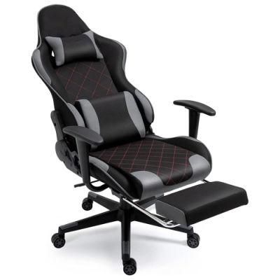 Adjustable Armrest Swivel Reclining Gaming Chair with Lifting Height