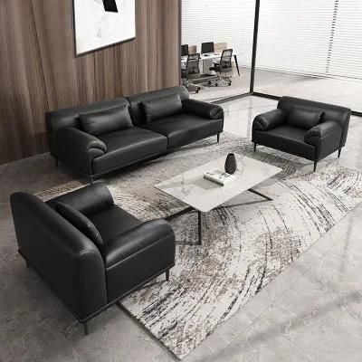 Leather Home Office Relaxing Sofa Light Luxurry Conference Sofa Set Sofa