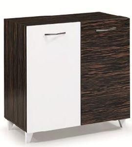 Modern Melamine 2 Door Living Room Low Storage Filing Cabinet Bookshelf