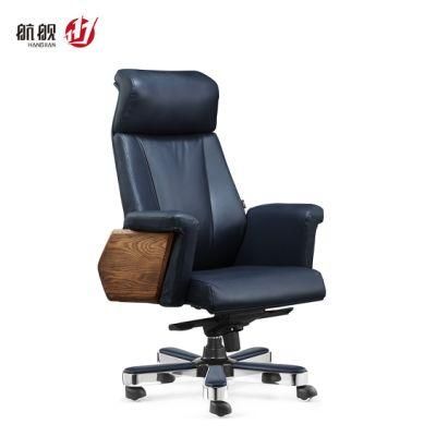 BIFMA Standard Super Quality Ergonomic Leather Office Chair Boss Chair