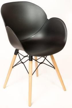Modern Designer Wood Legs Dining Chair for Living Room Dinner