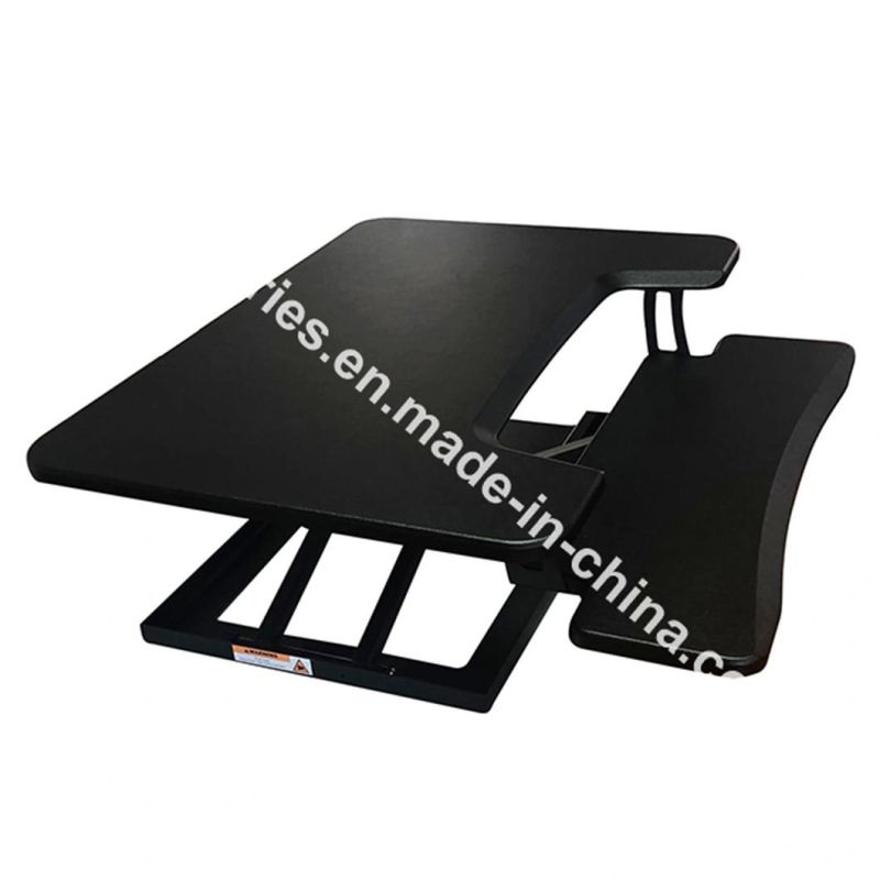 Small Ergonomic Folding Sit to Stand Office Desk for Desktop