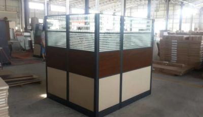 High Glass Wall Custom Made Modern Workstation Cubicle