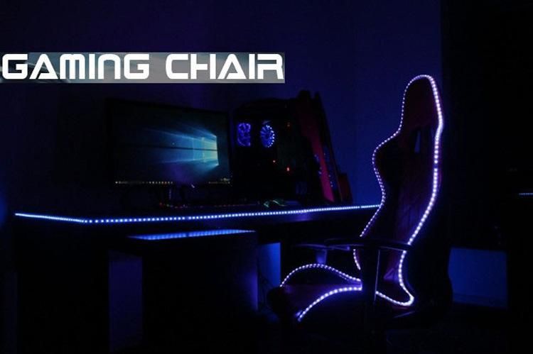 (MED-F) Partner High Back Reclining Gaming Chair Recliner Rocker Tilt E-Sports Chair with Retractable Footrest