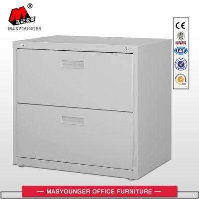 2 Drawers Metal Filing Cabinet Lateral with Lock