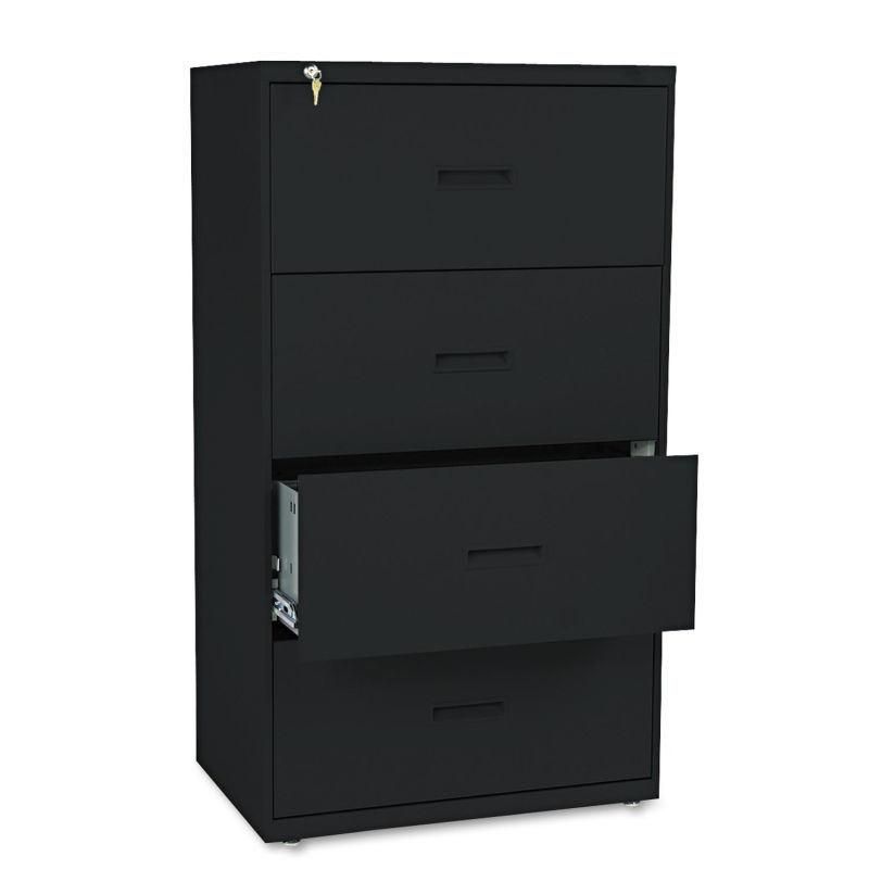 Anti-Tilt Construction Metal Lateral Storage 4 Drawer Filing Cabinet
