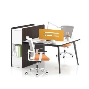 Hot Sale Unique Cubicle Wooden 2 Person Simple Design Office Workstation