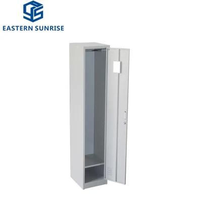 Single Door Metal Clothes Locker Cabinet