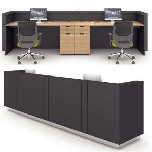 Hot Popular MFC Wood Straight Reception Desk