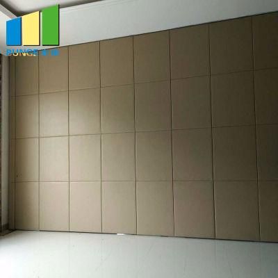 Hotel Acoustic Wooden Hanging Folding Partition Walls