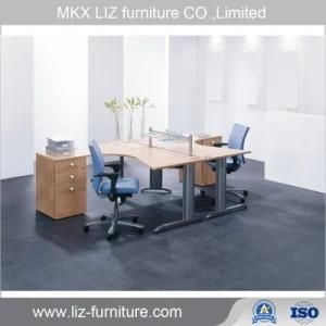 Open Space Office Cubicle Workstation Desk with Glass Partition Am036