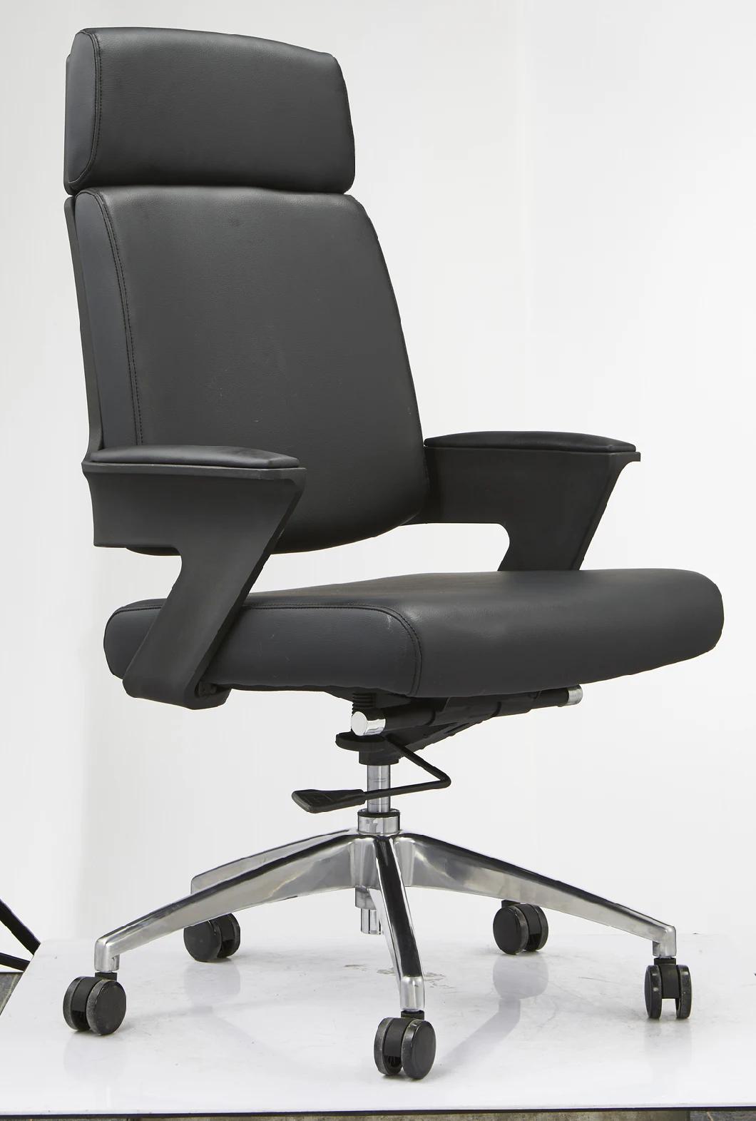 Popular High Back Swivel Revolving Excutive Office Leather Chair