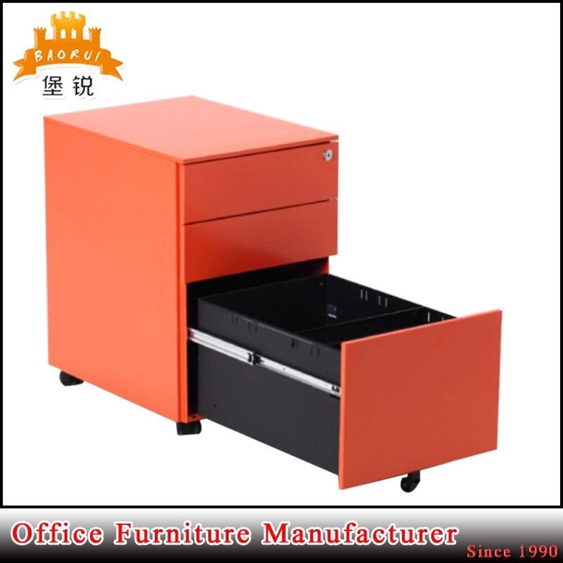 Multifunction 3 Drawer Metal Mobile Pedestal Filing Cabinet