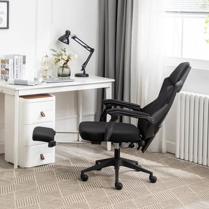 Free Sample China Factory Price Ergonomic Office Chairs with Footrest and Manufacturers for Commercial Use Office Solution