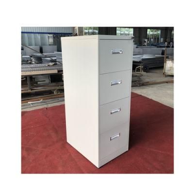 Fas-001-4D Metal Office Storage Furniture 4 Drawers Vertical Steel Filing Cabinet