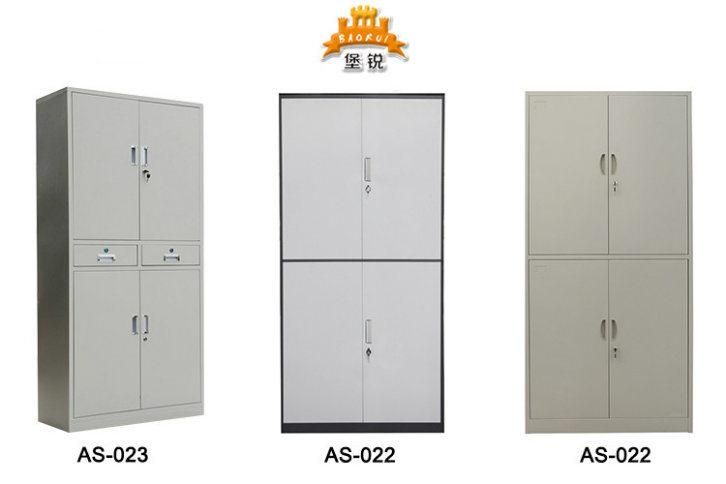 3 Door Blue Office Furniture Metal Cabinet Steel Locker