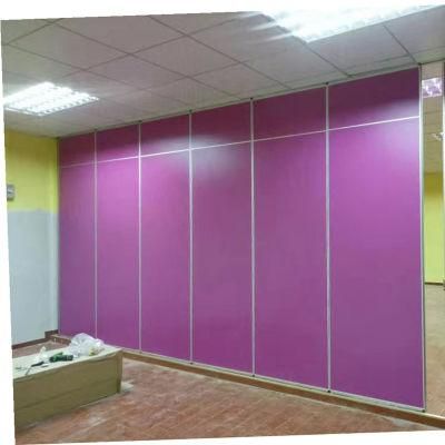 Decorative Soundproof Panel Wooden Movable Partition Wall for Ballroom