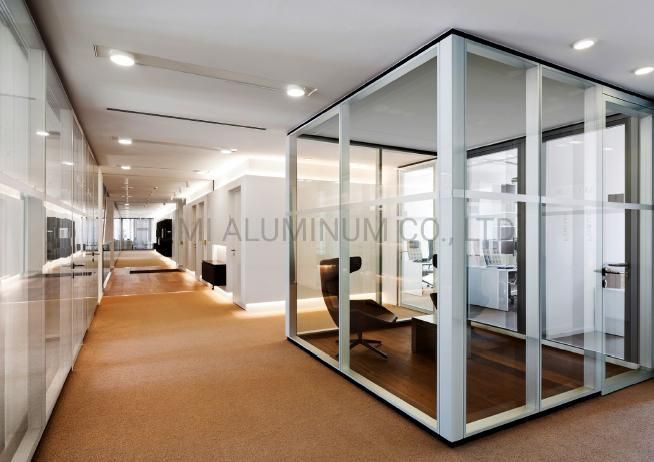 Aluminium Glass Partition for Office