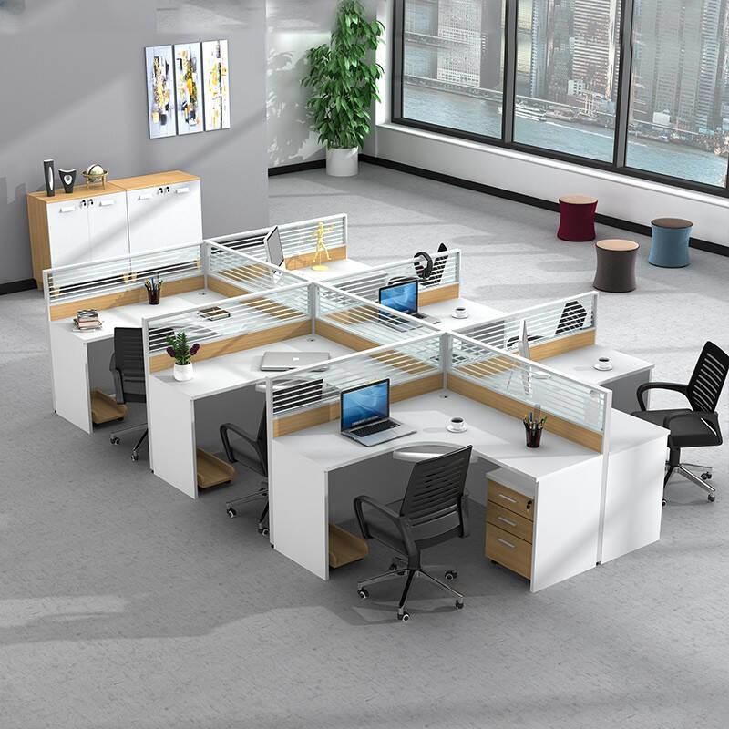 Top Sales Wall Panel L Shape Office MDF Workstation. (HX-PT055)