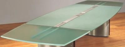Tempered Glass Desk Printed Glass Desk Frosted Glass Desk Office Glass Desk
