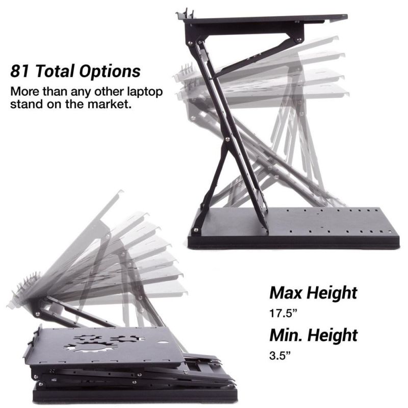 Adjustable Folding Desktop Monitor Stand Portable Laptop Stand Holder