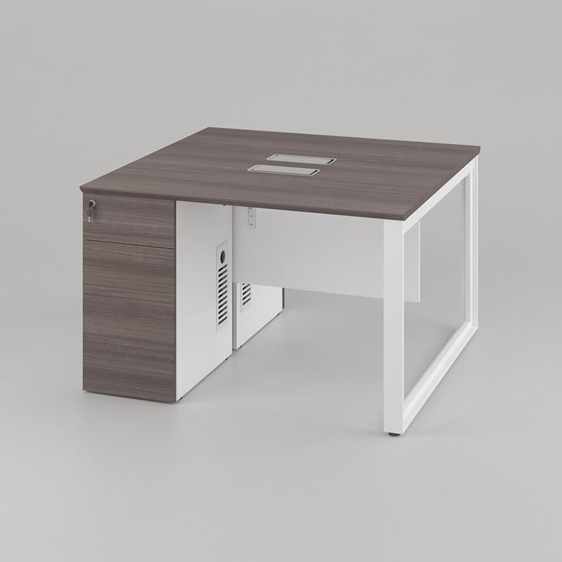 High Quality Modern Design Two Seats Computer Desk Office Desk Furniture