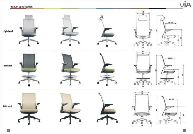 Wholesale Leather Ergonomic computer Gaming Manager Executive Adjustable Home Office Tilting Swivel Office Chair
