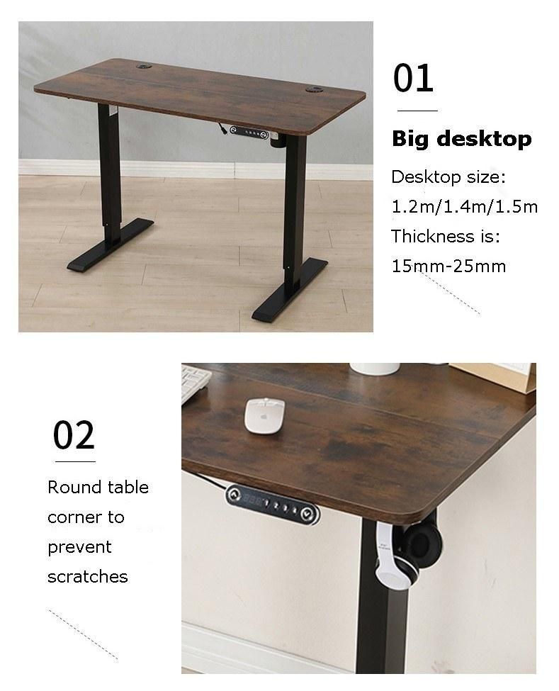 Elites Best Quality Price From Factory Directly Office Desk Computer Desk Height Adjustable Standing Desk