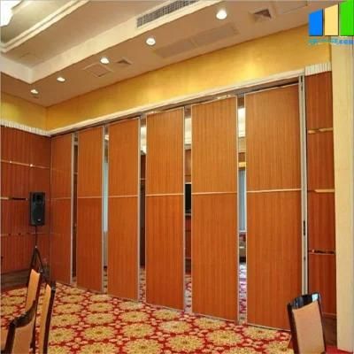 China Manufacturer Acoustic Sliding Wall Soundproof Movable Partitions for Hotel