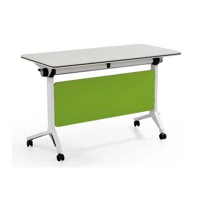 Stackable Folding Standing Movable Sliding Laptop Computer Study Office Table Training Desk