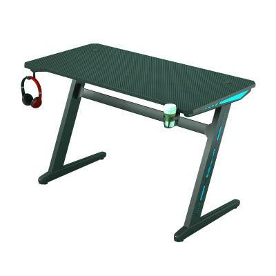 OEM Processing Custom RGB Game Table with Lights Room Office Gaming Desk Desktop Computer Game Table