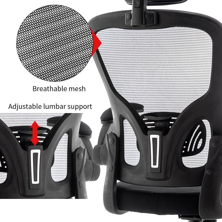 Furniture Wholesale Flip up Armrest Boss Swivel Office Chair Mesh