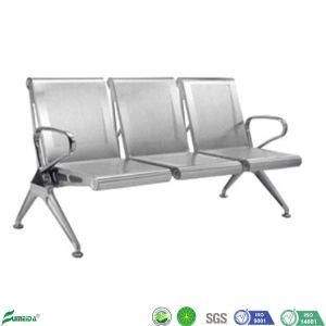2019 Stainless Steel 3 Seater Airport Beach Chair Metal Waiting Chair