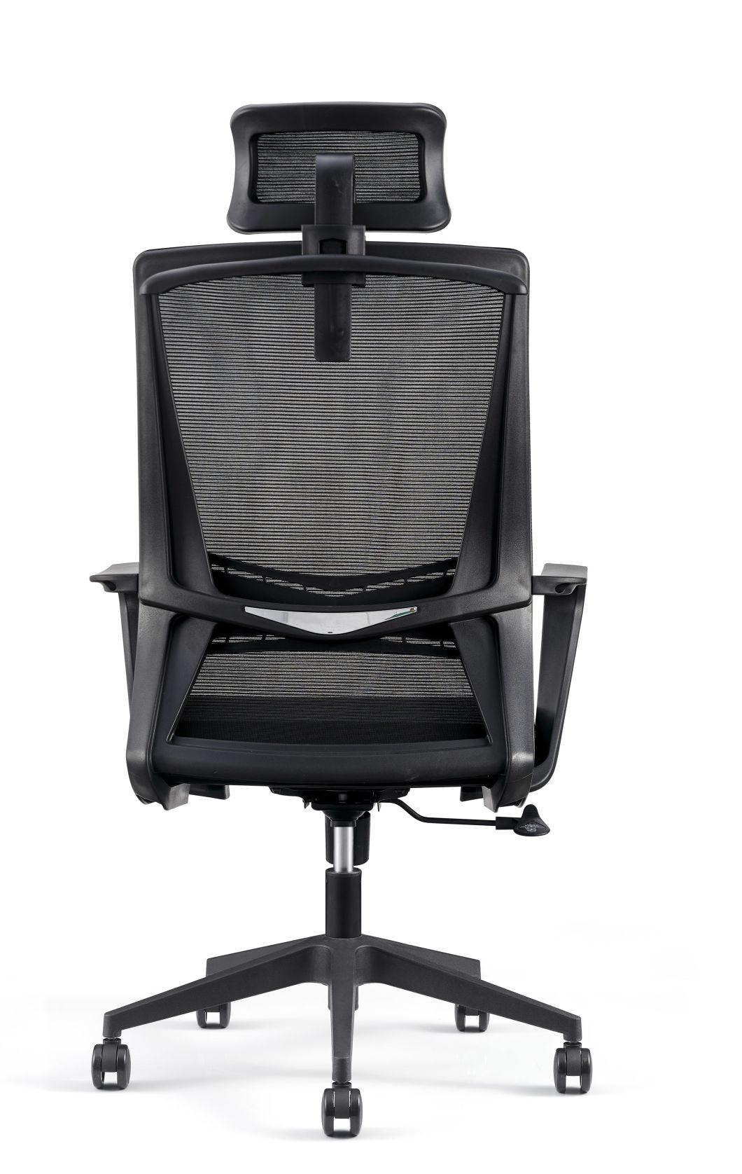 Breathable Mesh Fabric Office Chair with Hangers Flexible Pillow Chair